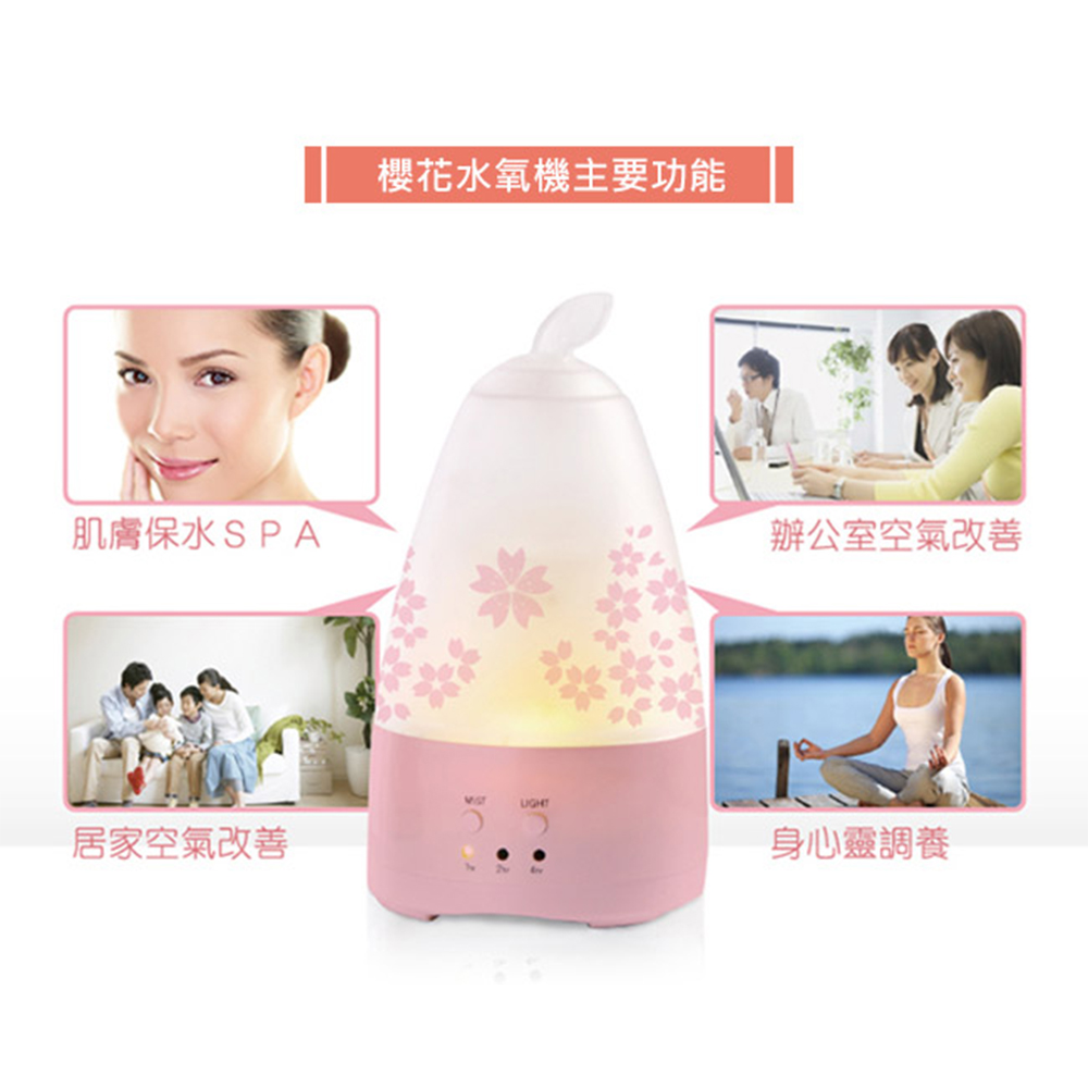 æ«»è±æ°´æ°§æ©ä¸»è¦åè½ èèä¿æ°´SPA è¾¦å¬å®¤ç©ºæ°£æ¹å å±å®¶ç©ºæ°£æ¹å èº«å¿éèª¿é¤ 
