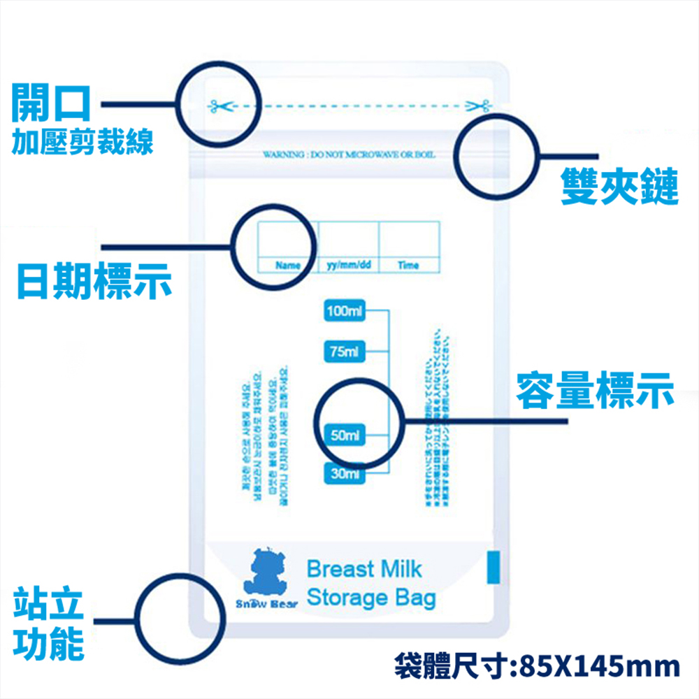 袋體尺寸85X145mm