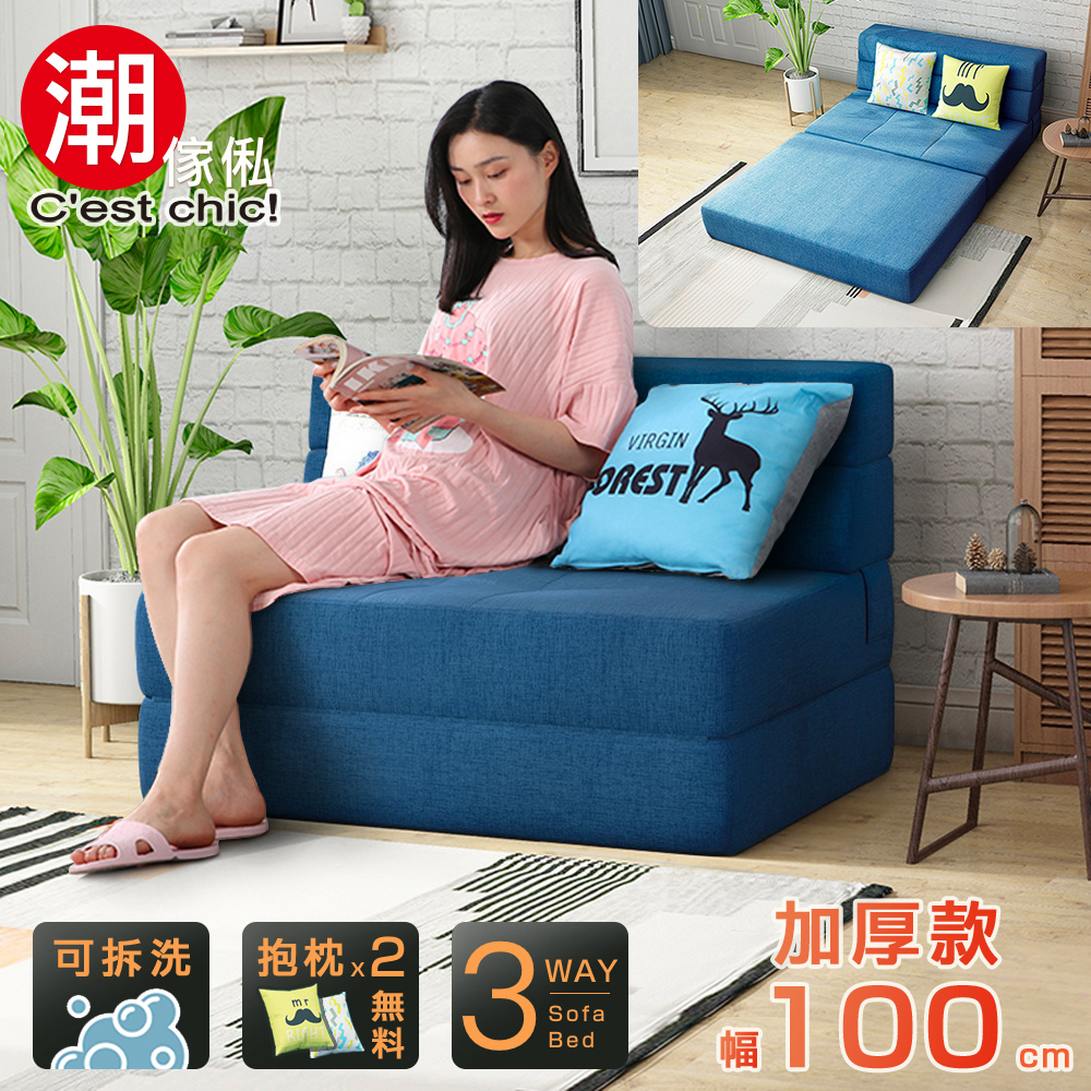 傢俬 加厚款 可拆洗 抱枕x2 .料 