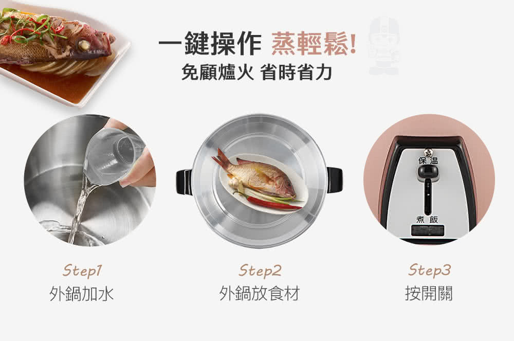 免顧爐火 省時省力