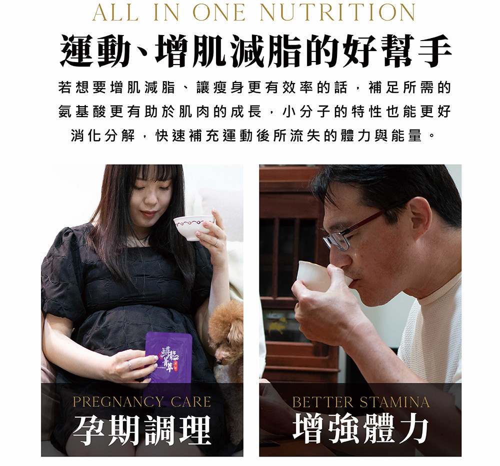 若想要增肌減脂、讓瘦身更有效率的話,補足所需的