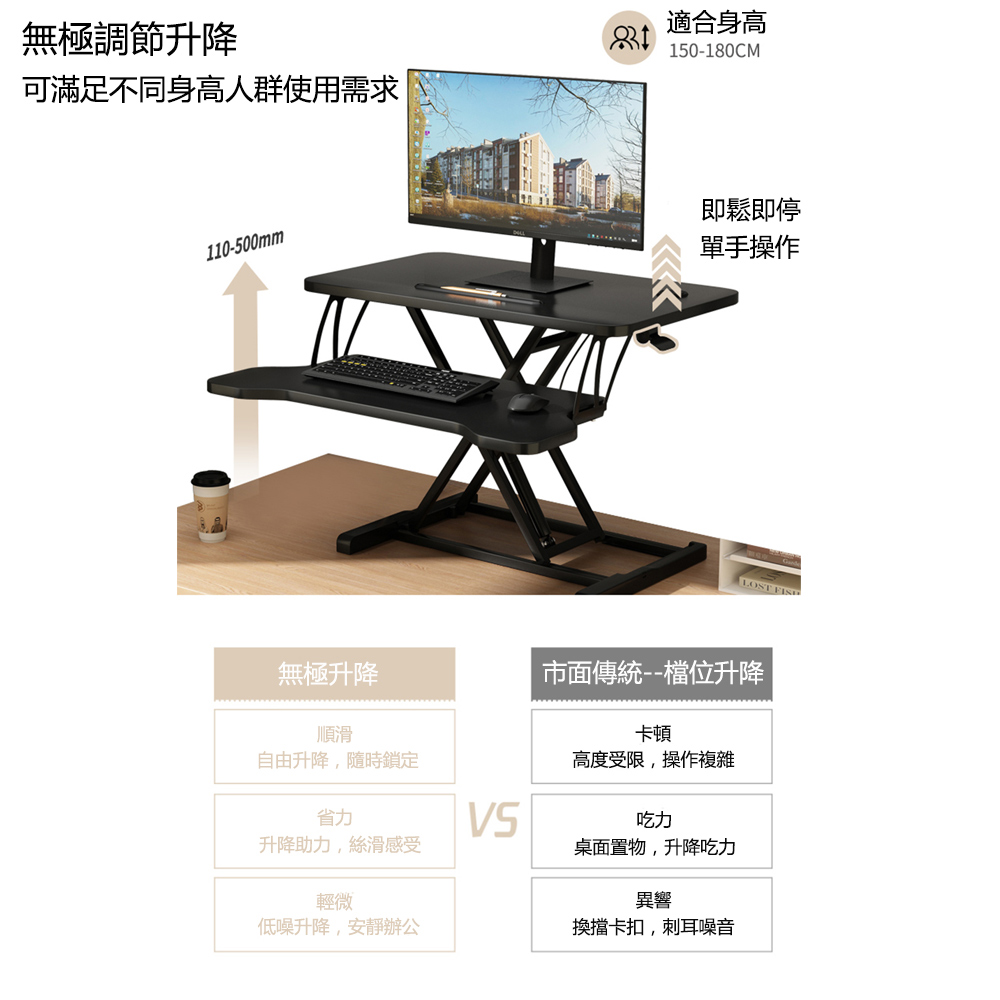 可滿足不同身高人群使用需求