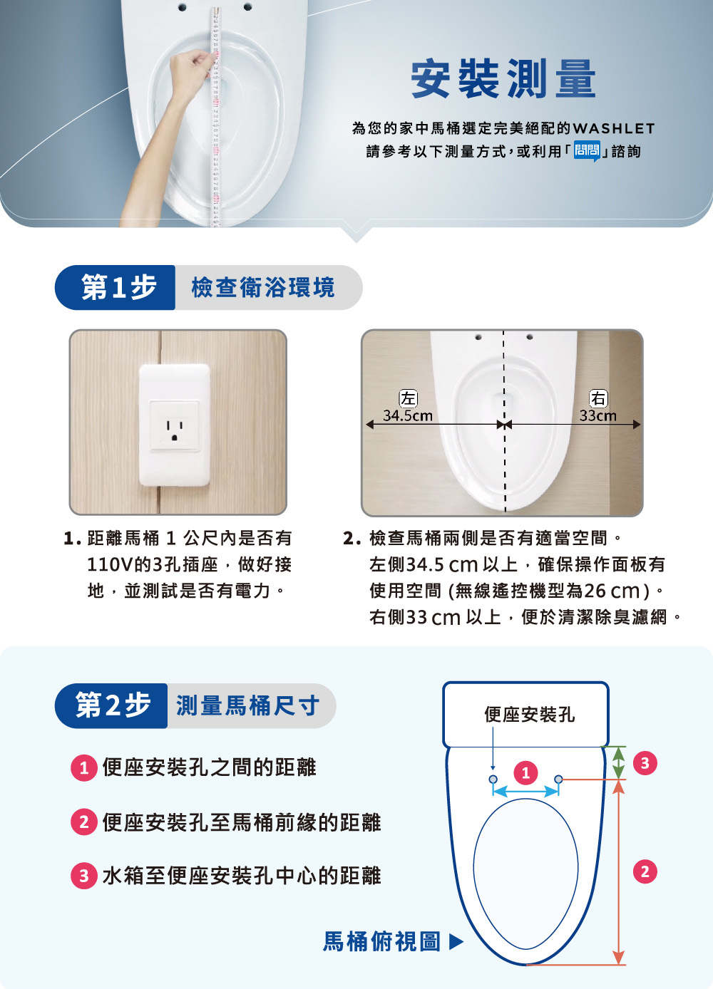 為您的家中馬桶選定完美絕配的WASHLET
