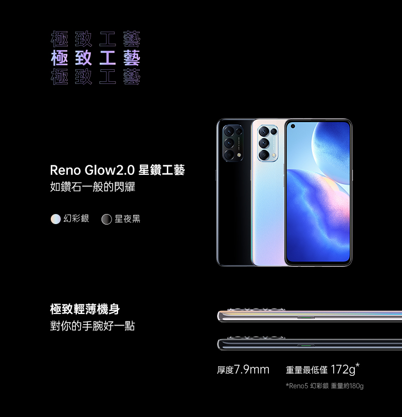 Reno Glow2.0 星鑽工藝