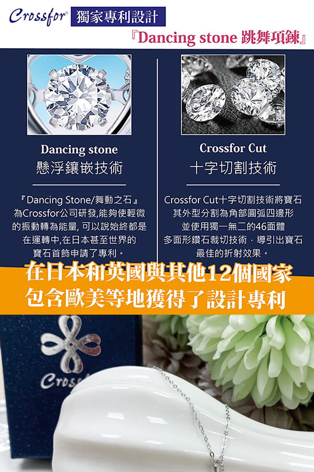 Crossfor Cut十字切割技術將寶石
