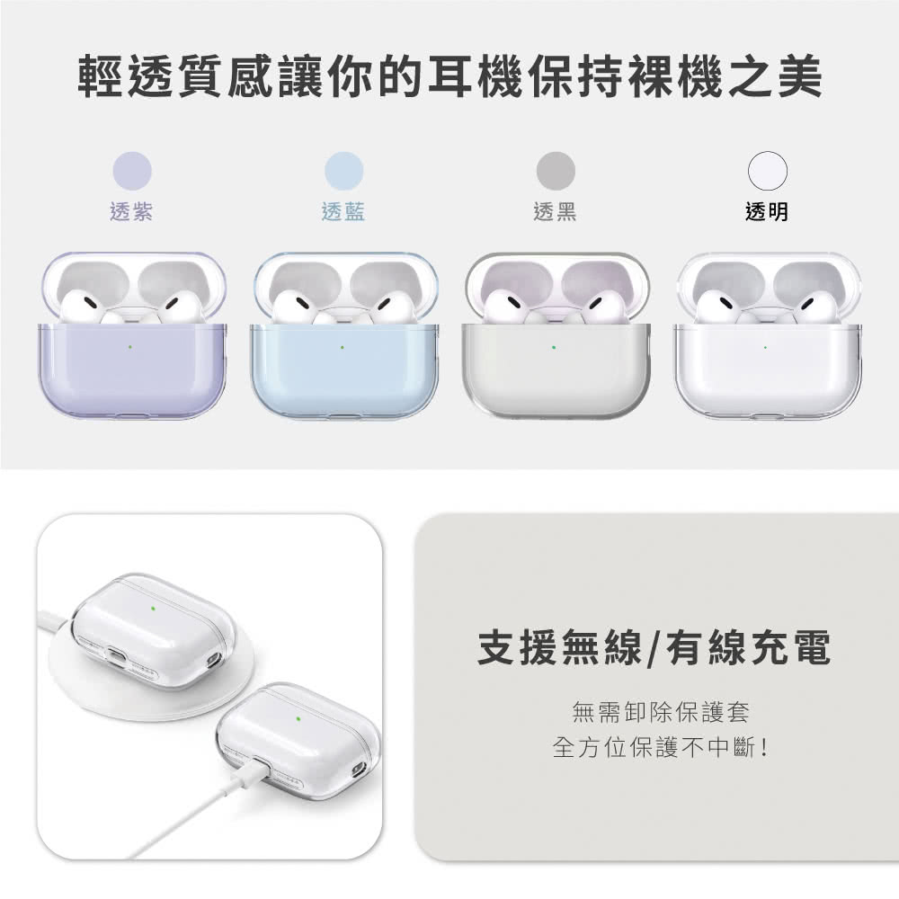 輕透質感讓你的耳機保持裸機之美