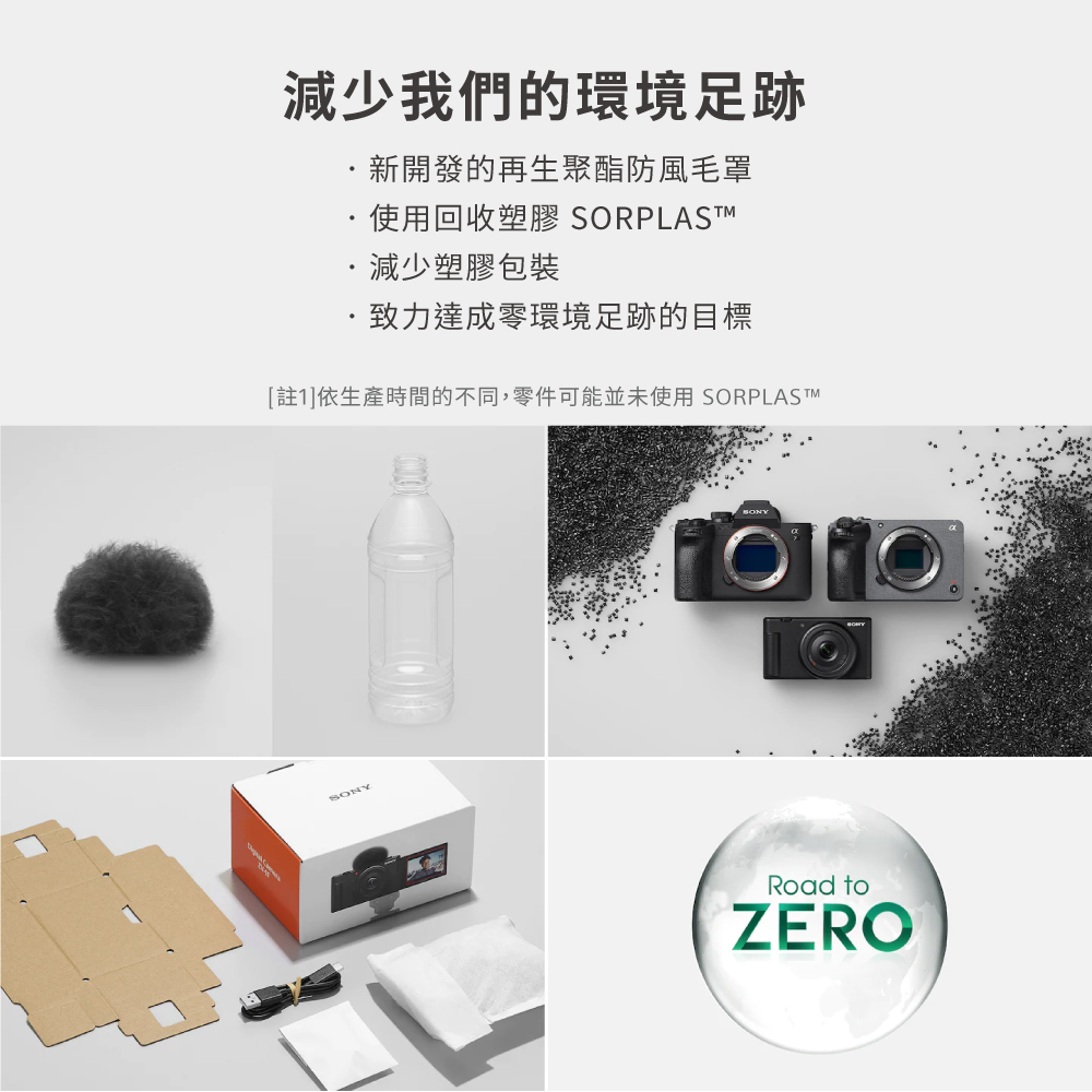 註1依生產時間的不同,零件可能並未使用 SORPLASTM