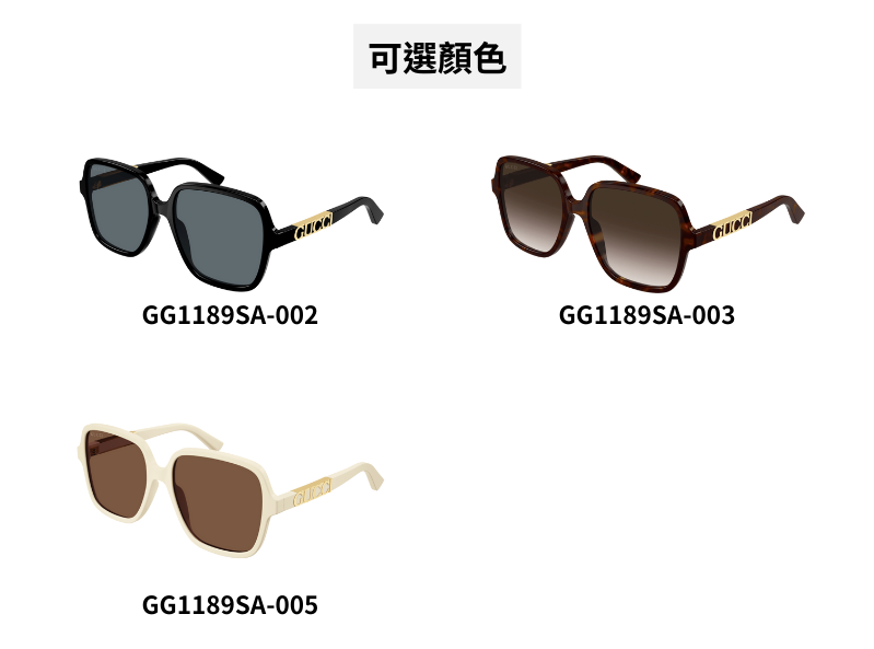 GUCCI 古馳】方形膠框太陽眼鏡(GG1189SA-002) - momo購物網- 好評推薦