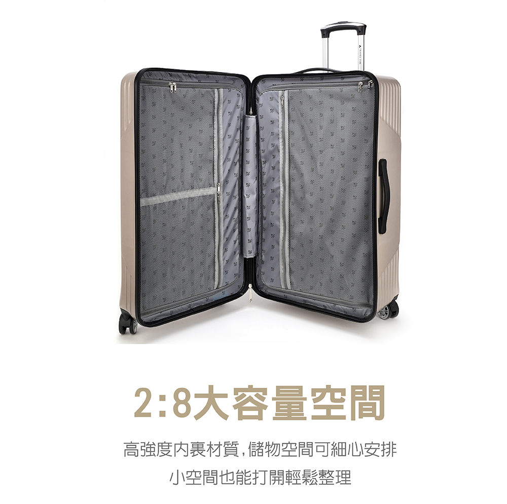 28大容量空間 高強度内裹材質,儲物空間可細心安排 小空間也能打開輕鬆整理 