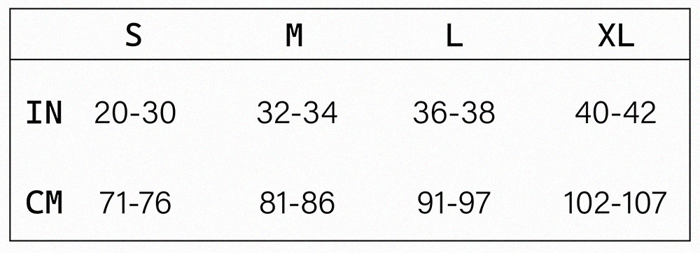 MLXLIN 20-3032-3436-3840-42CM 71-7681-8691-97102-107