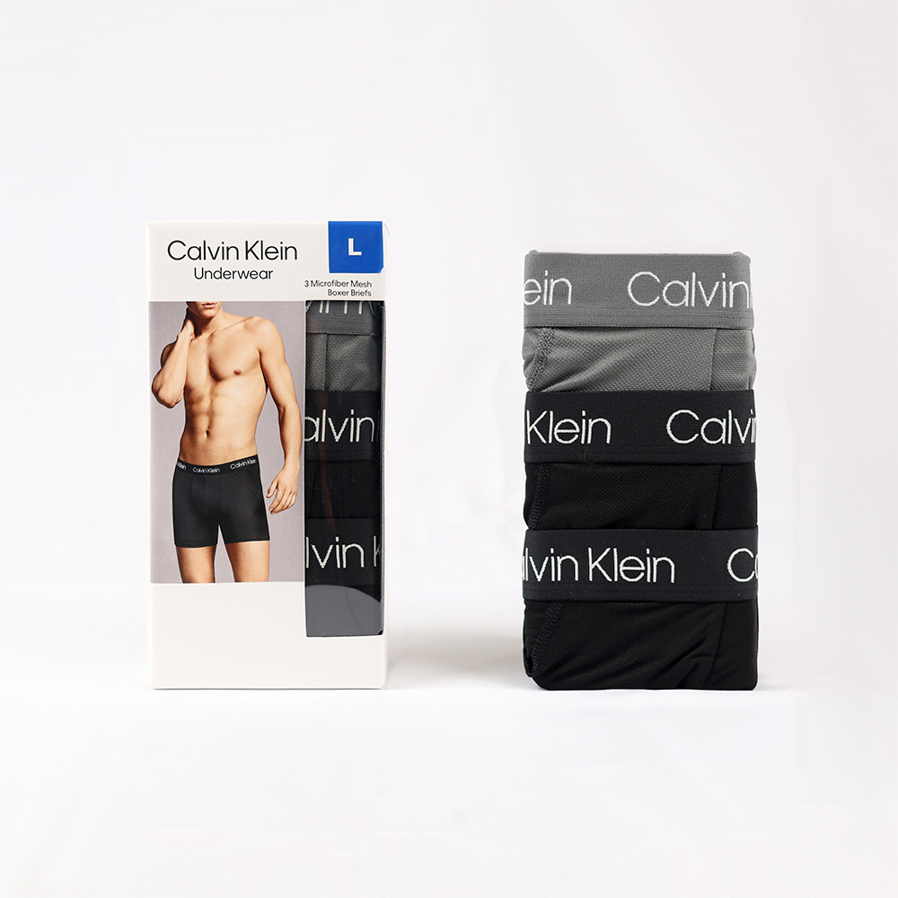 Calvin KleinUnderwearL3 Microfiber MeshBoxer Briefsein CalvinalvinKlein Calvi Klein C