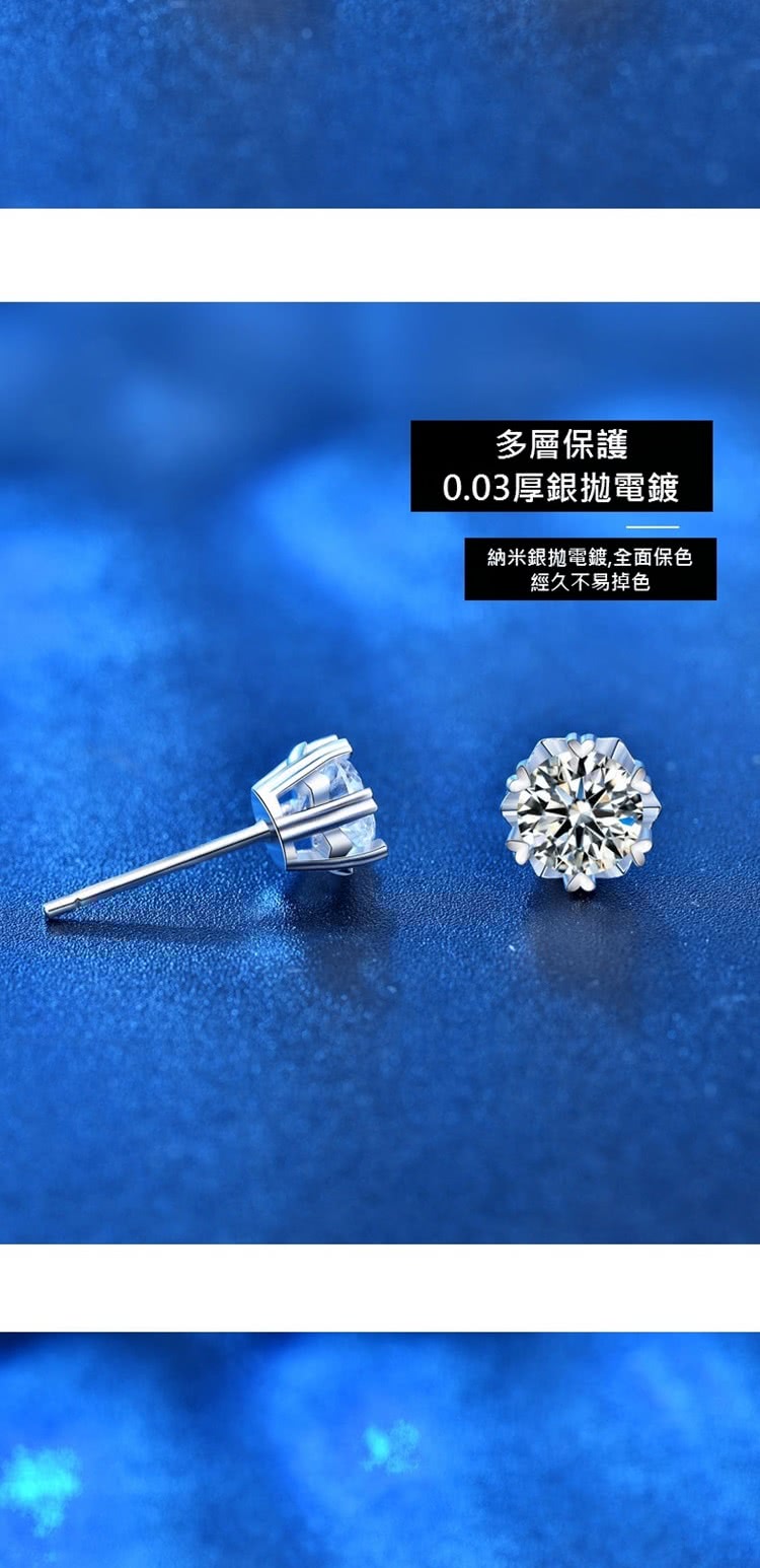 多層保護 0.03厚銀拋電鍍 納米銀拋電鍍,全面保色 經久不易掉色 