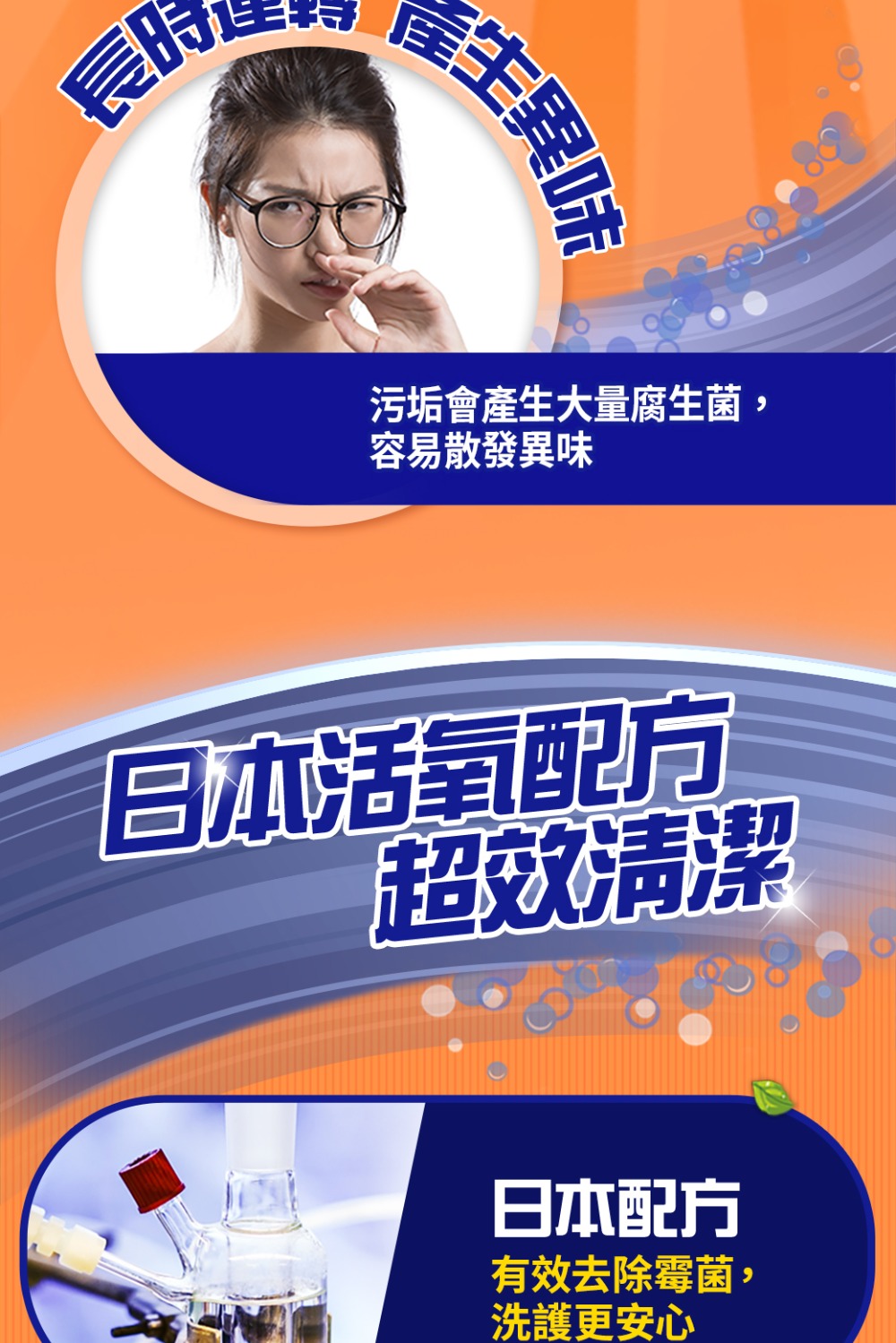 污垢會產生大量腐生菌