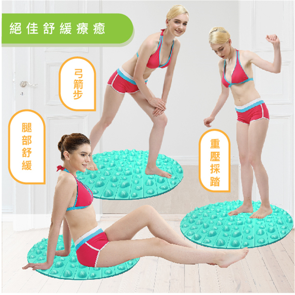 絕佳舒緩療癒 弓箭步 重壓採踏 腿部舒緩 