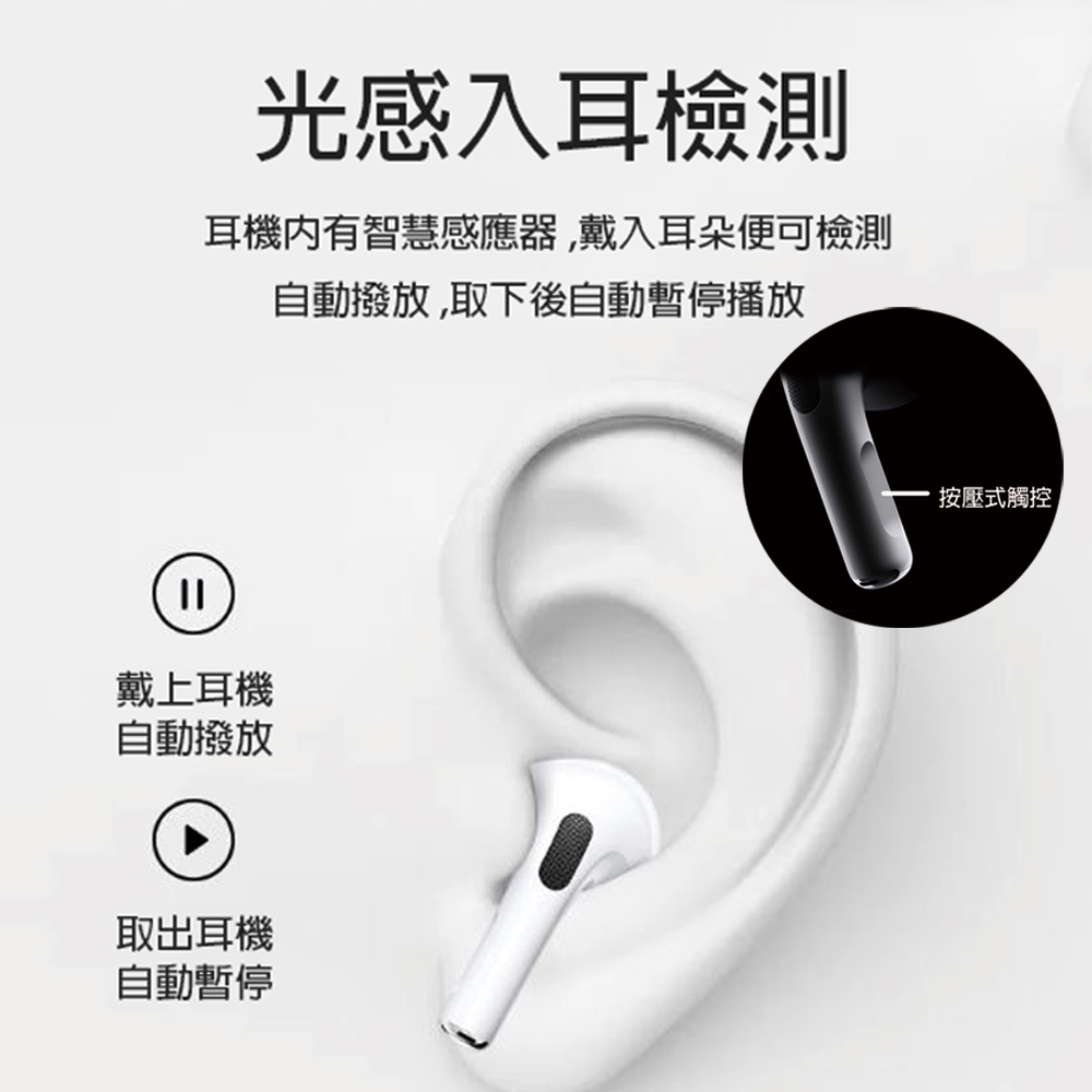 耳機內有智慧感應器,戴入耳朵便可檢測