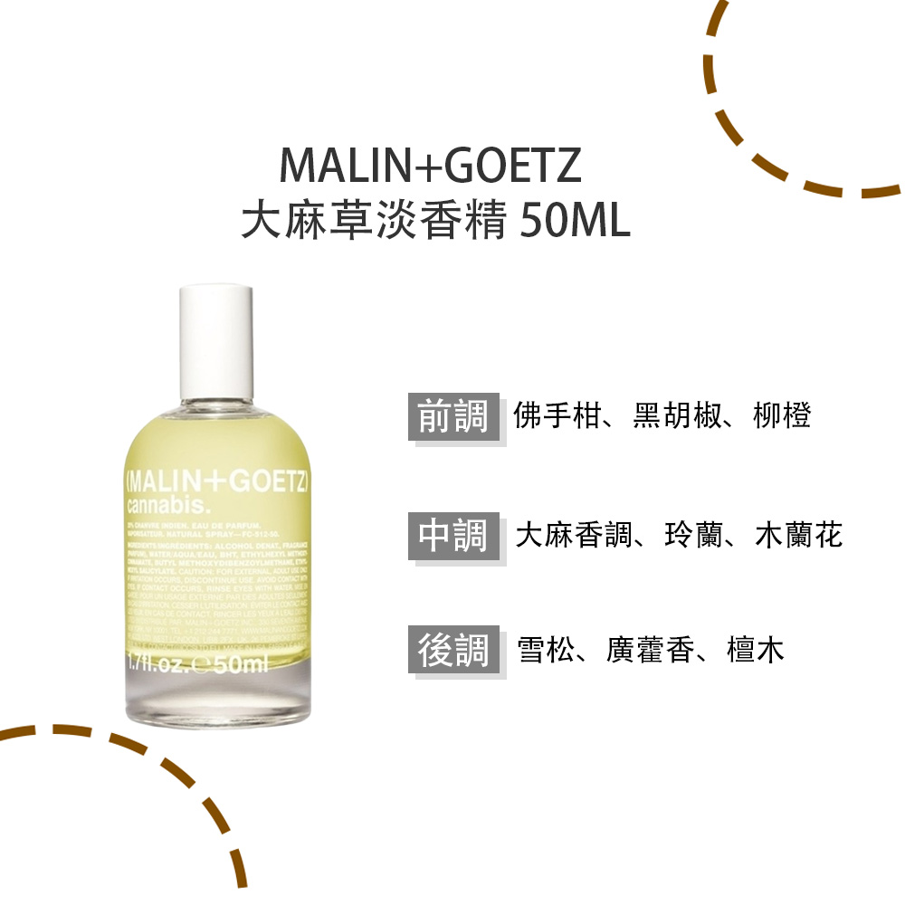 大麻草淡香精50ML 前調佛手柑、黑胡椒、柳橙 調大麻香調、玲蘭、木蘭花 後調 雪松、廣藿香、檀木 