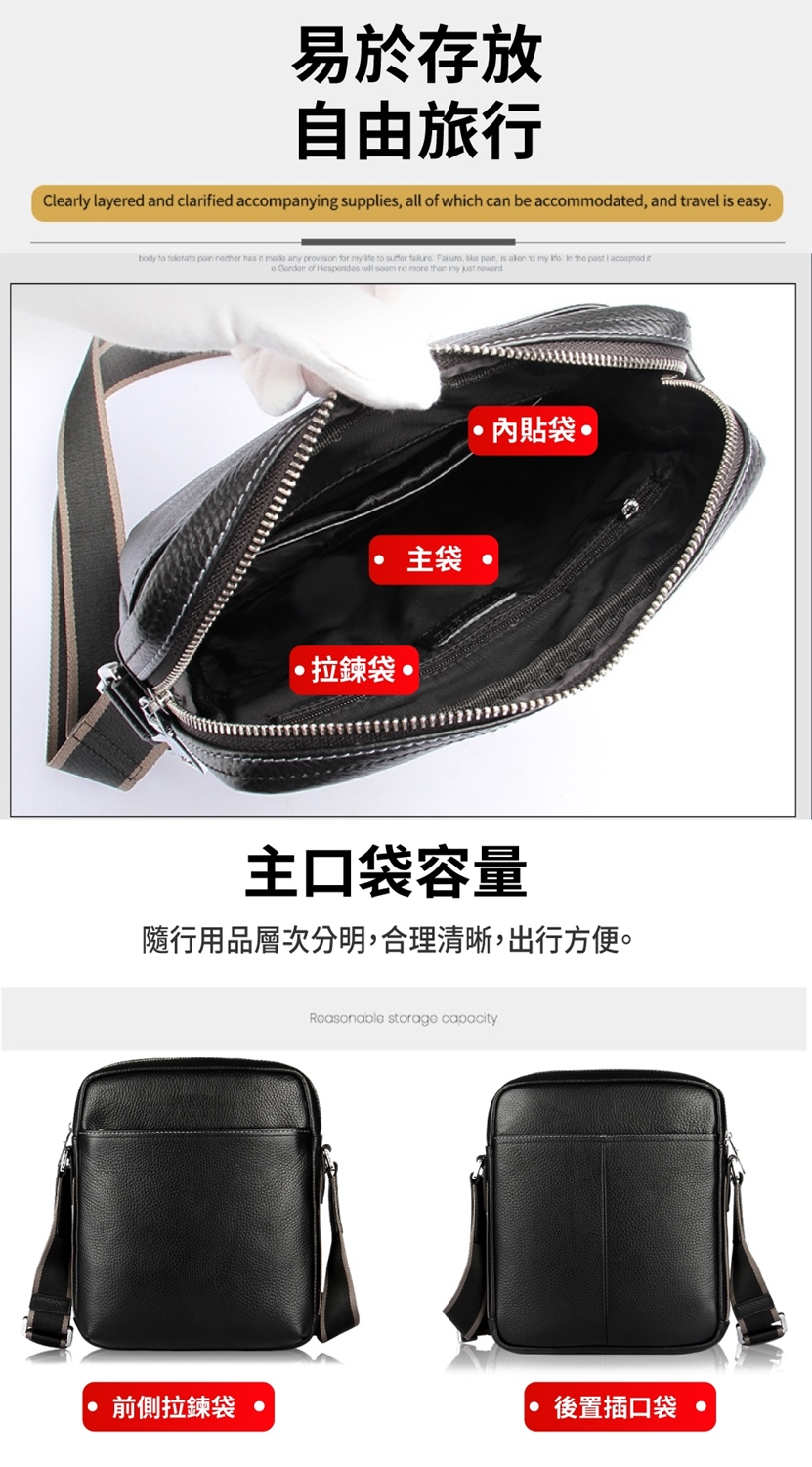 隨行用品層次分明,合理清晰,出行方便。