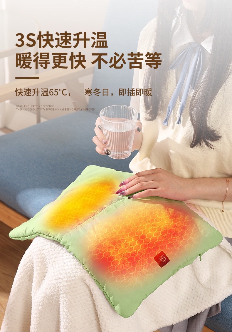 3S快速升温 暖得更快 不必苦等 快速升温65, 寒冬日,即插即暖 