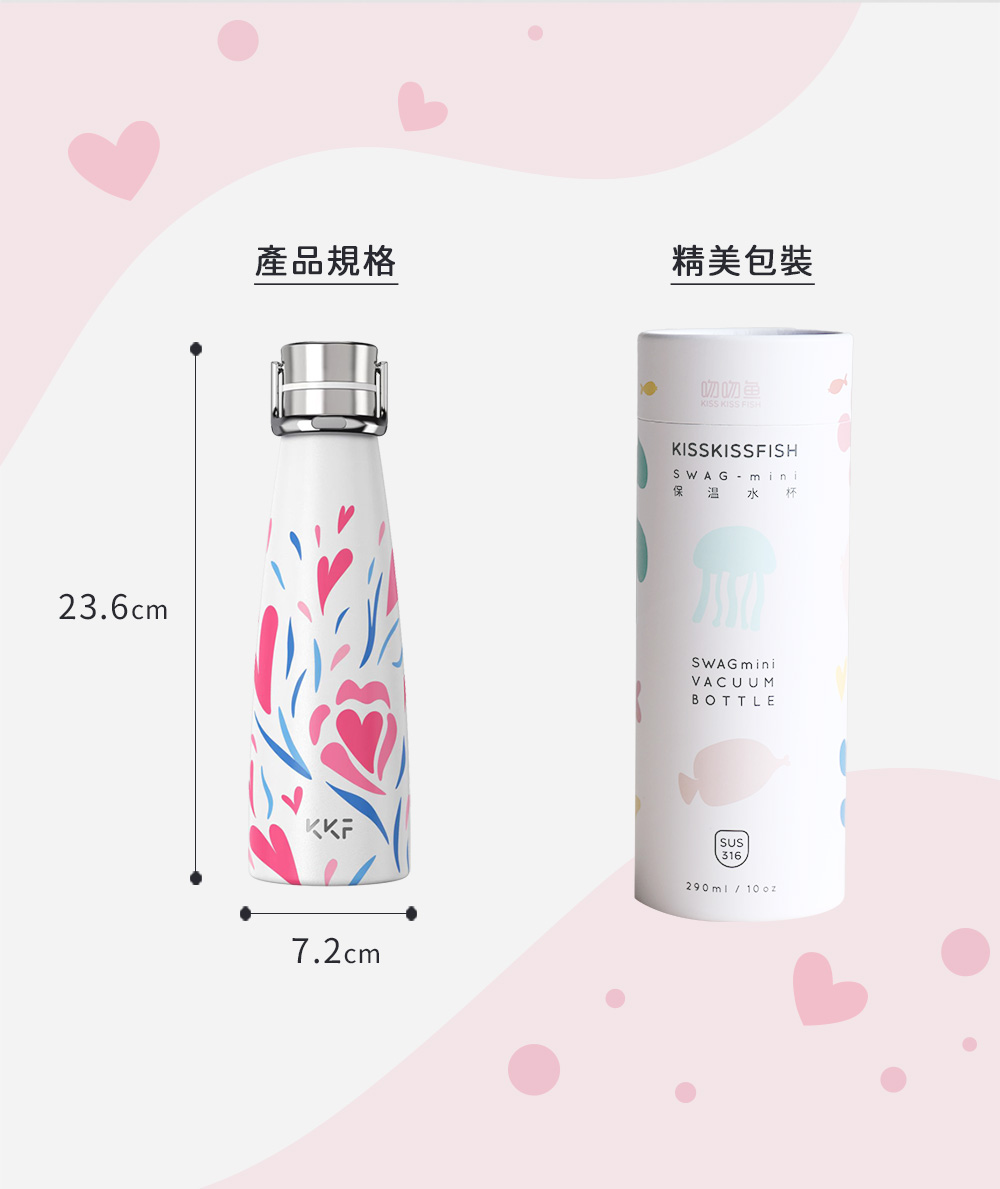 產品規格 精美包裝 吻吻鱼 保温水 