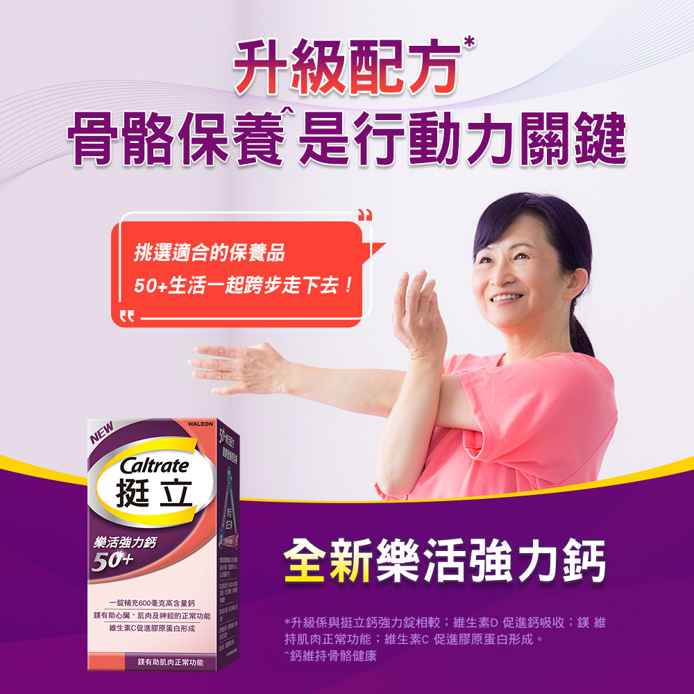 升級係與挺立鈣強力錠相較維生素D 促進鈣吸收鎂 維