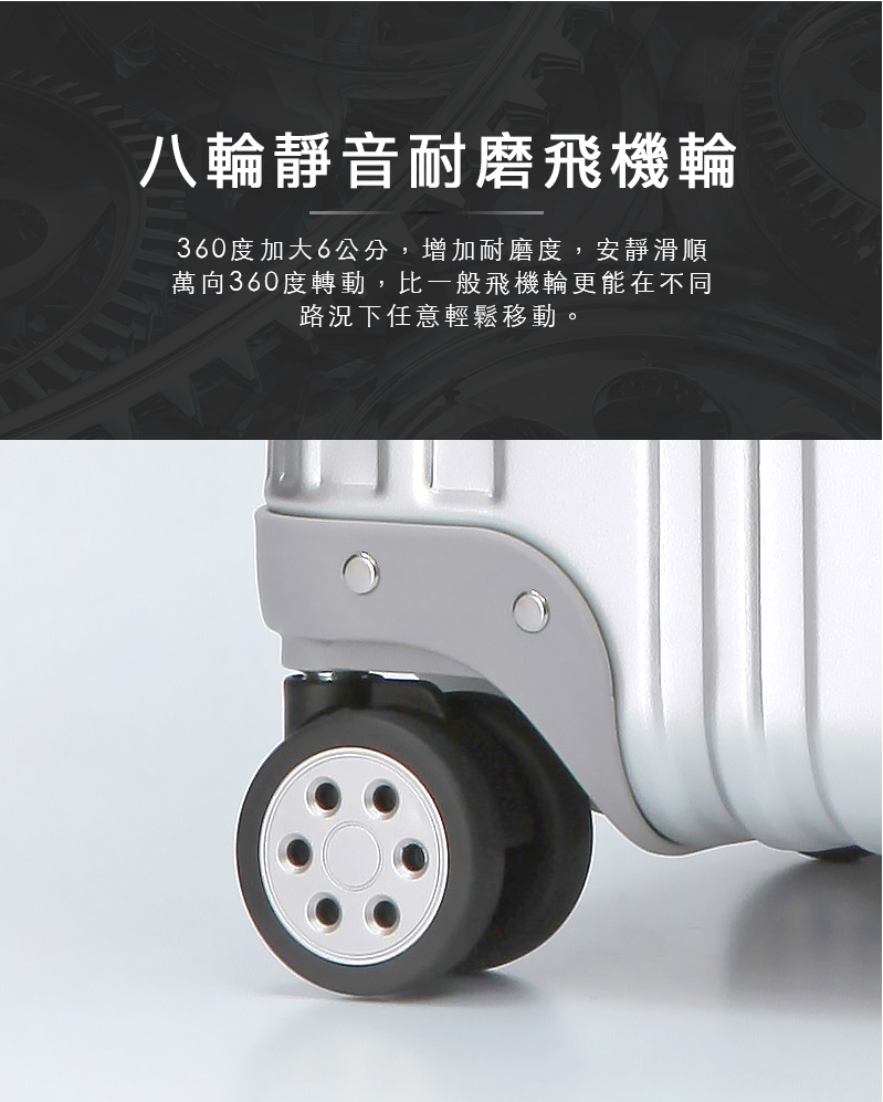 å«è¼ªéé³èç£¨é£æ©è¼ª 360åº¦å å¤§6å¬å,å¢å èç£¨åº¦,å®éæ»é  è¬å360åº¦è½å,æ¯ä¸è¬é£æ©è¼ªæ´è½å¨ä¸å è·¯æ³ä¸ä»»æè¼é¬ç§»åã 