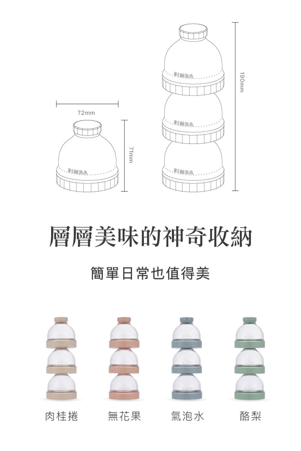 層層美味的神奇收納