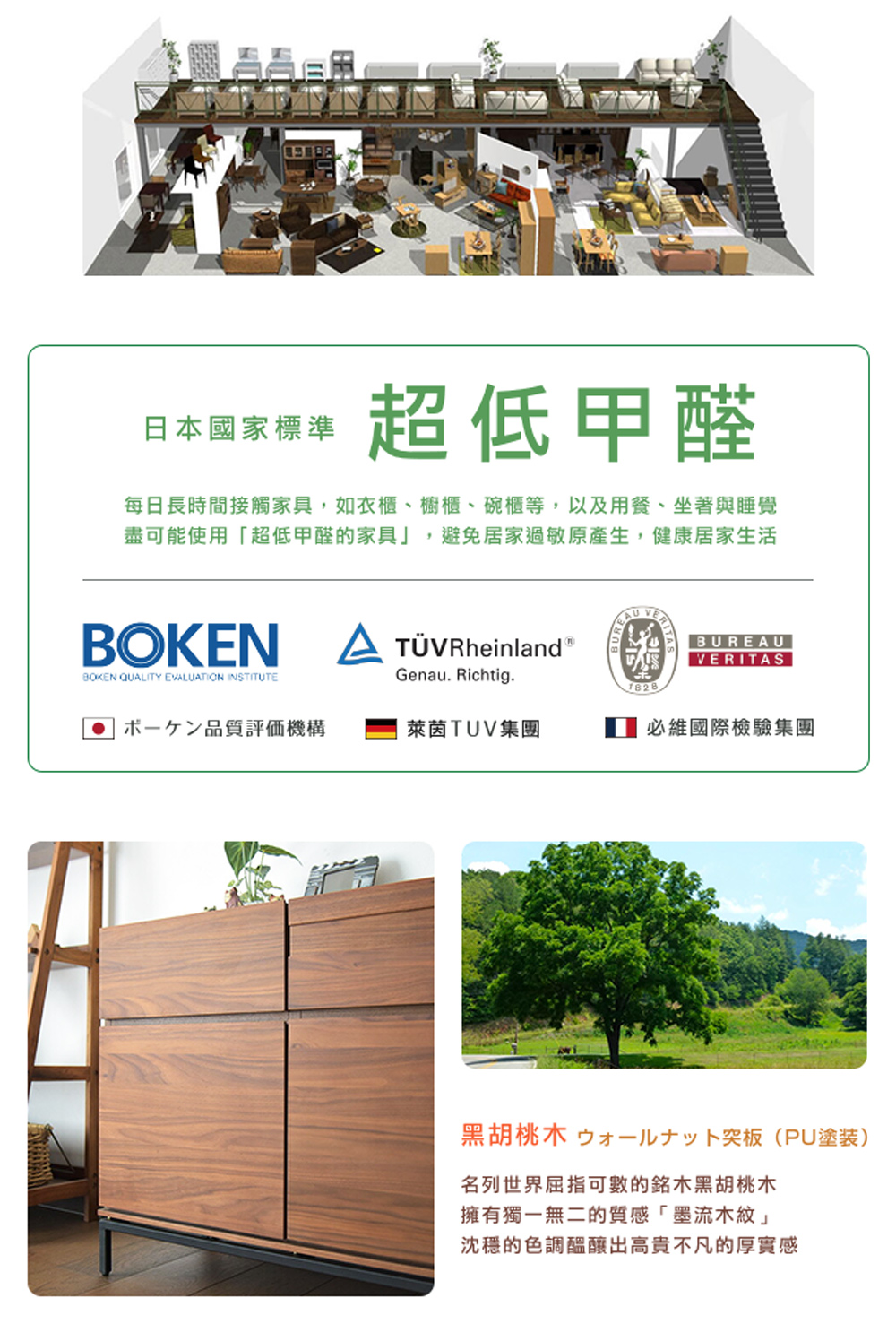 每日長時間接觸家具,如衣櫃、櫥櫃、碗櫃等,以及用餐、坐著與睡覺