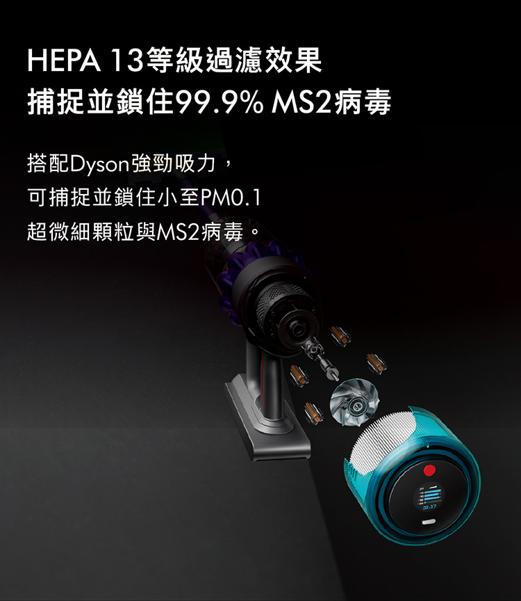 經過設計與測試,可在每層捕捉灰塵與過敏源並