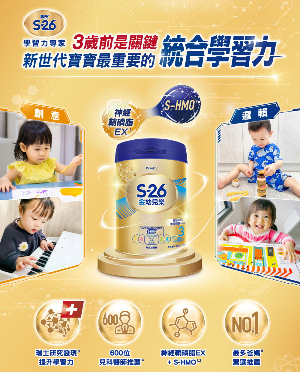on 3歲前是關關統合學習力
