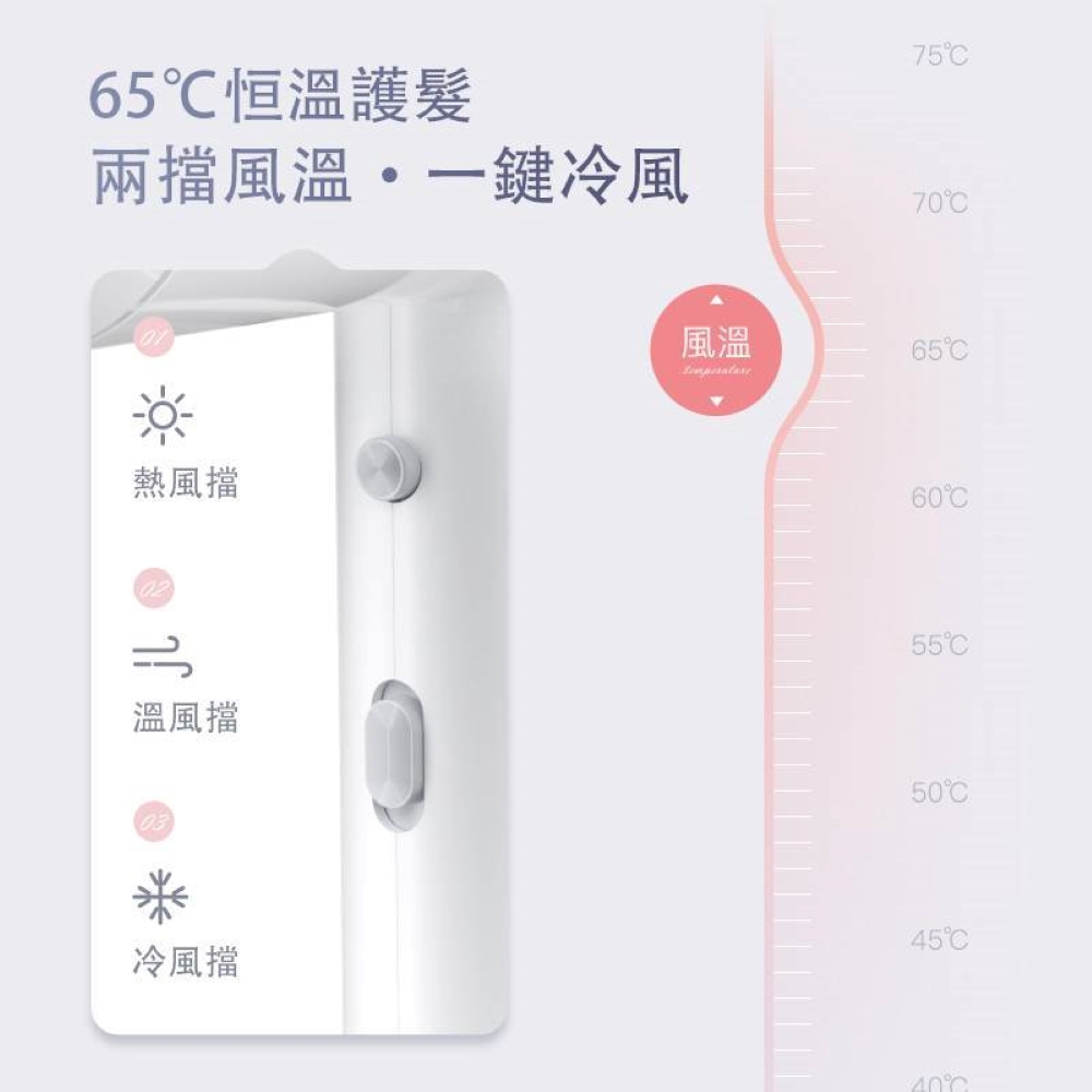 兩擋風溫一鍵冷風