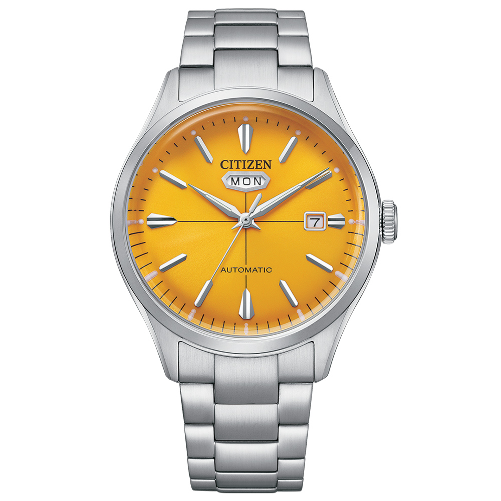 CITIZEN 星辰】朝日C7機械錶-黃618年中慶推薦(NH8391-51Z) - momo購物