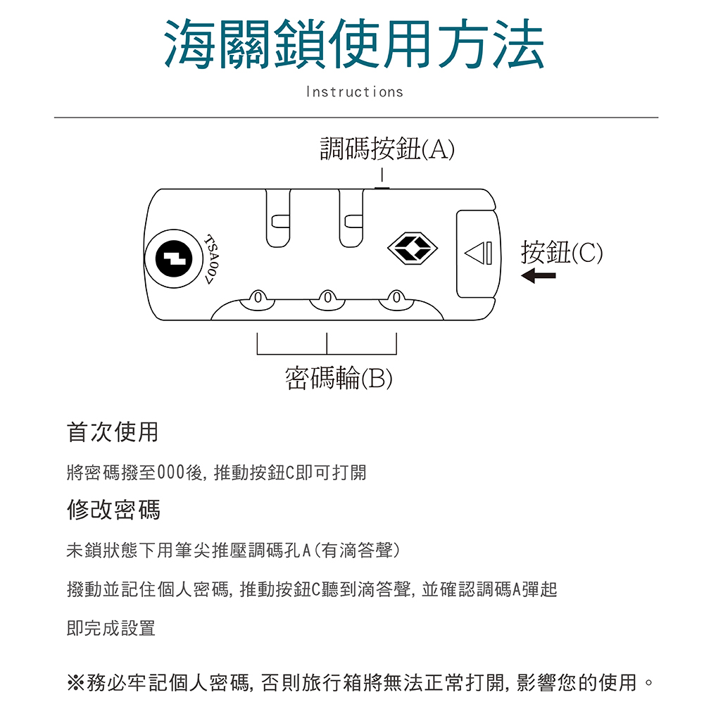 æ¥åä¸¦è¨ä½åäººå¯ç¢¼, æ¨åæéCè½å°æ»´ç­è², ä¸¦ç¢ºèªèª¿ç¢¼Aå½èµ·