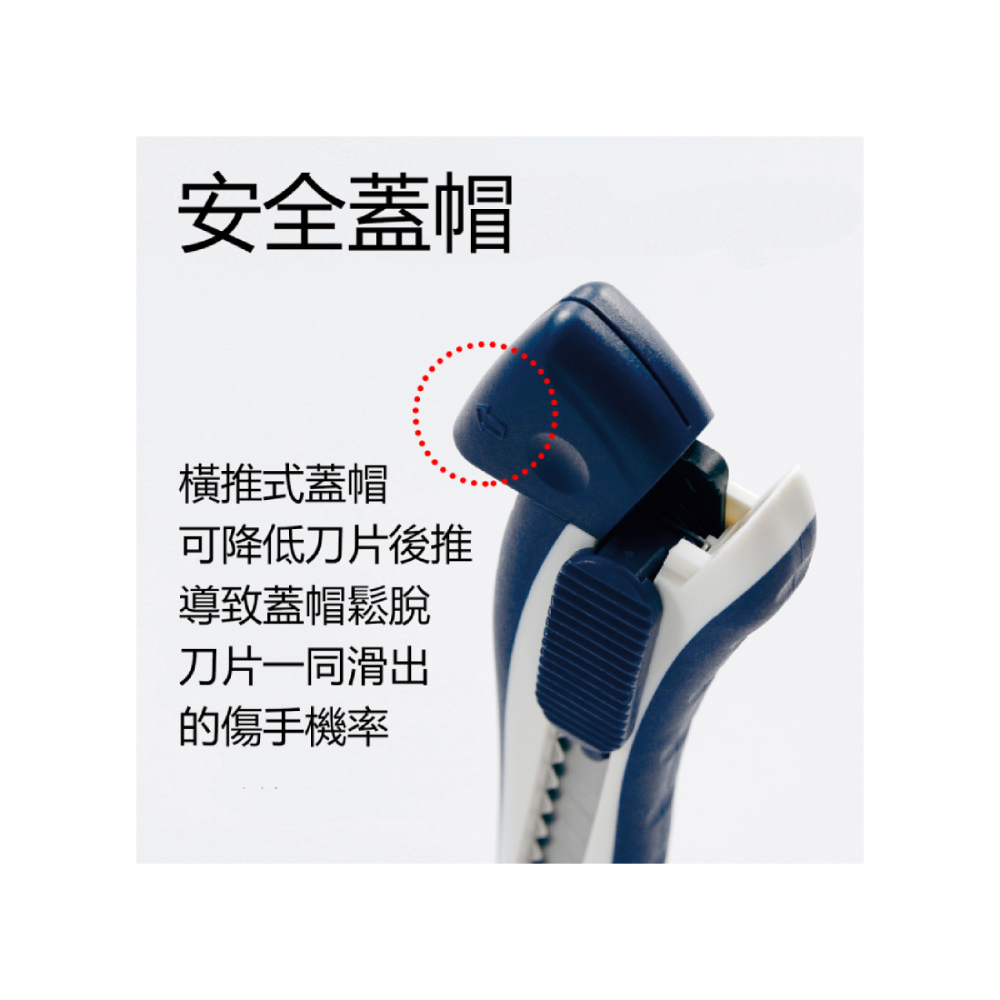 可降低刀片後推