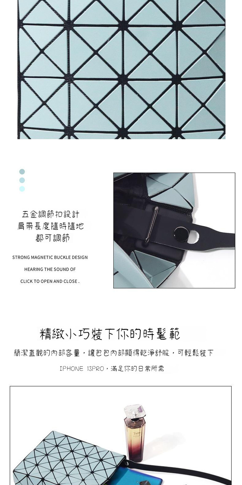 簡潔直觀的內部容量,讓包包內部顯得乾淨舒服,可輕鬆裝下