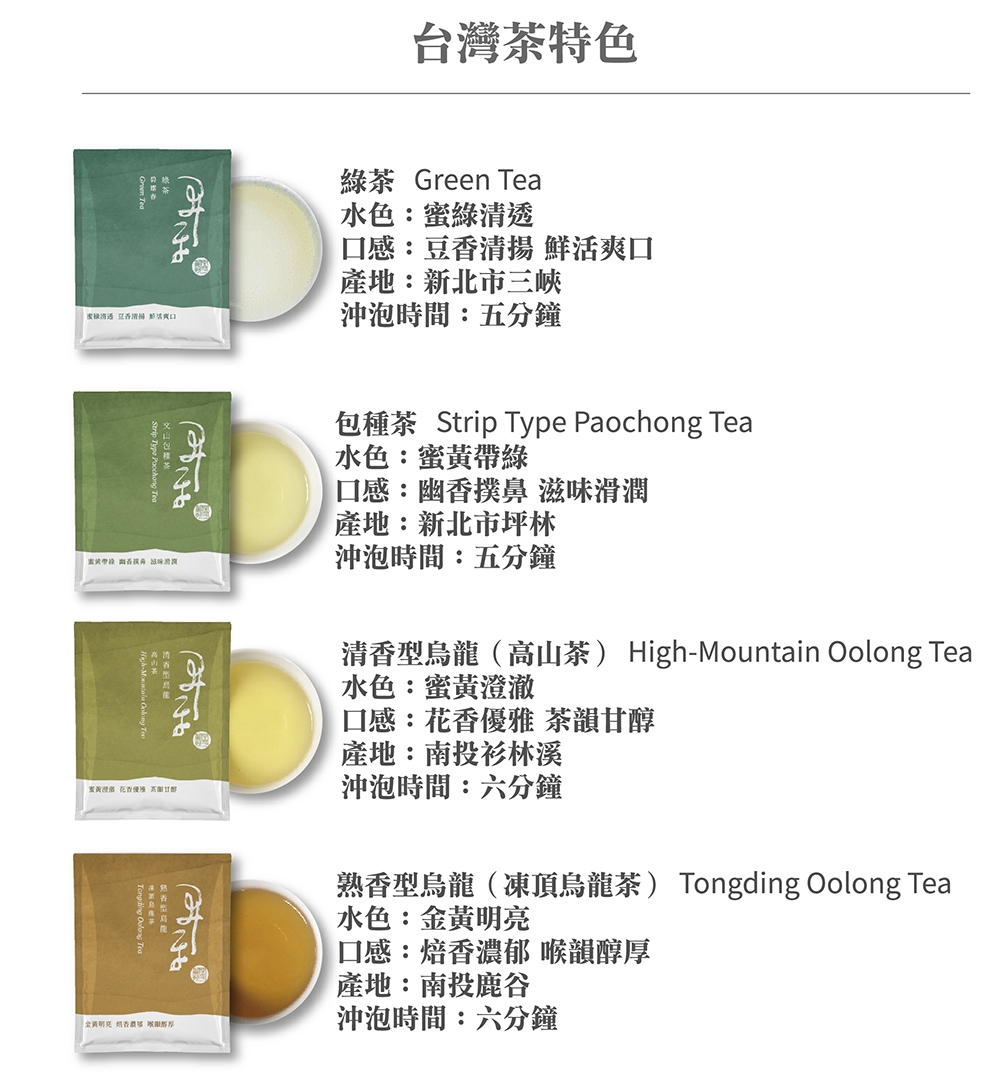 清香型烏龍高山茶 HighMountain Oolong Tea