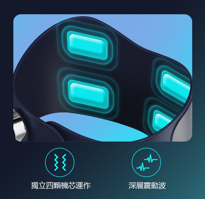 獨立四顆機芯運作 深層震動波 