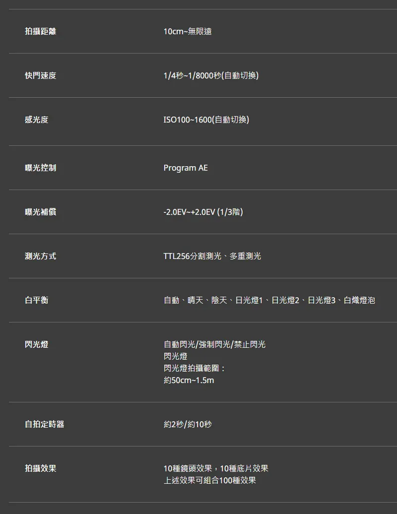 自動、晴天、陰天、日光燈1、日光燈2、日光燈3、白熾燈泡