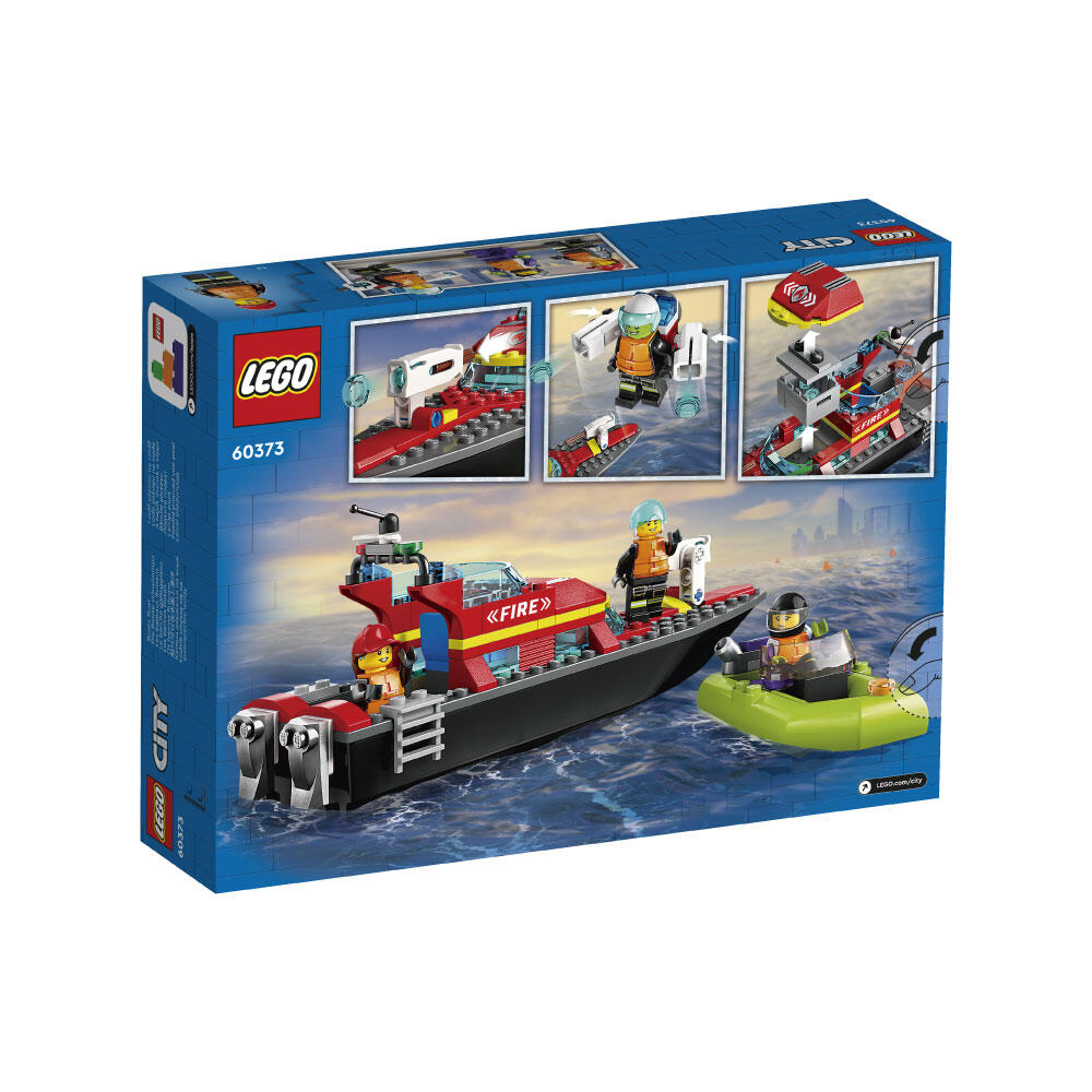 LEGO 樂高 城市系列 消防救援船 60373 推薦