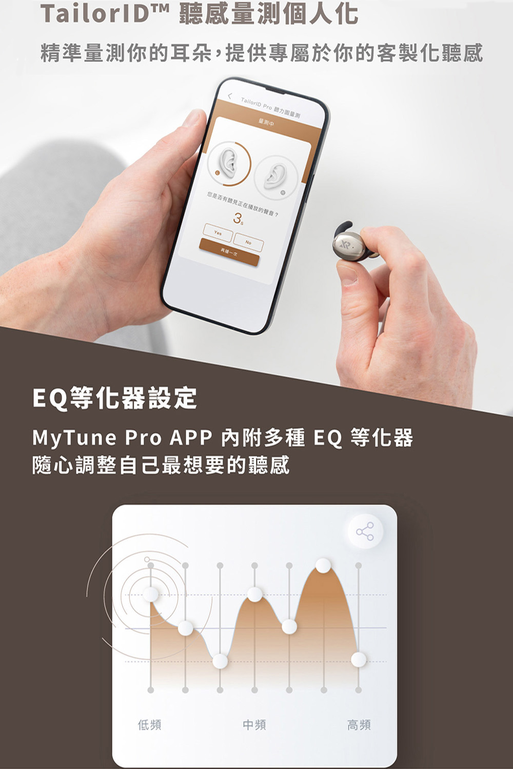 MyTune Pro APP 內附多種 EQ 等化器