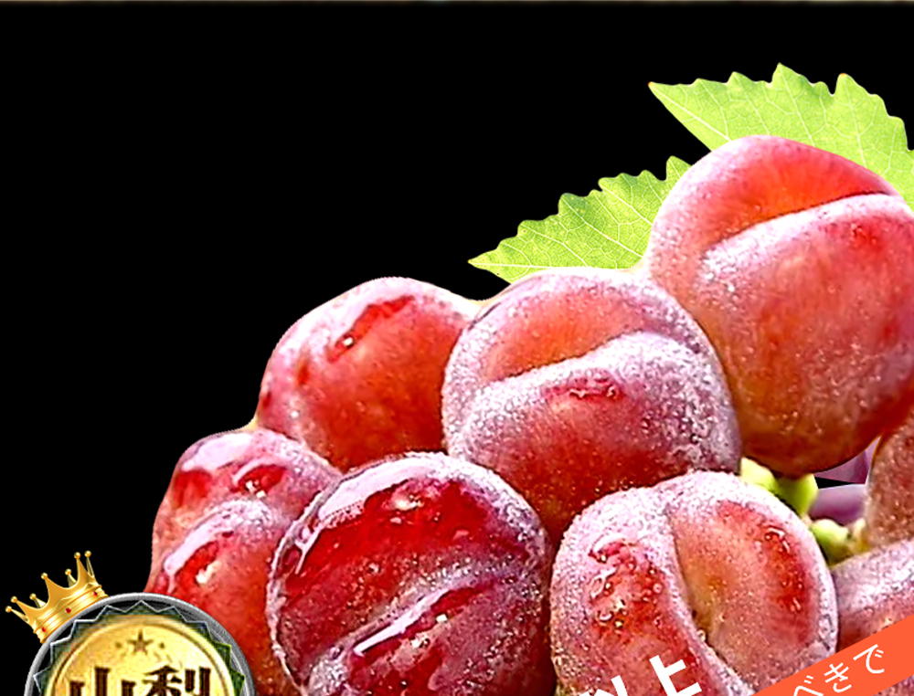 果樹寶石 日本山梨愛情葡萄1大房禮盒（600公克±10%/盒