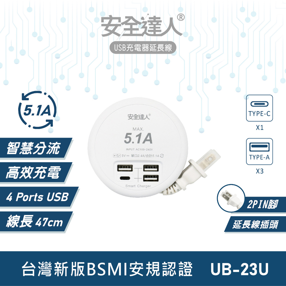 台灣新版BSMI安規認證 UB23U