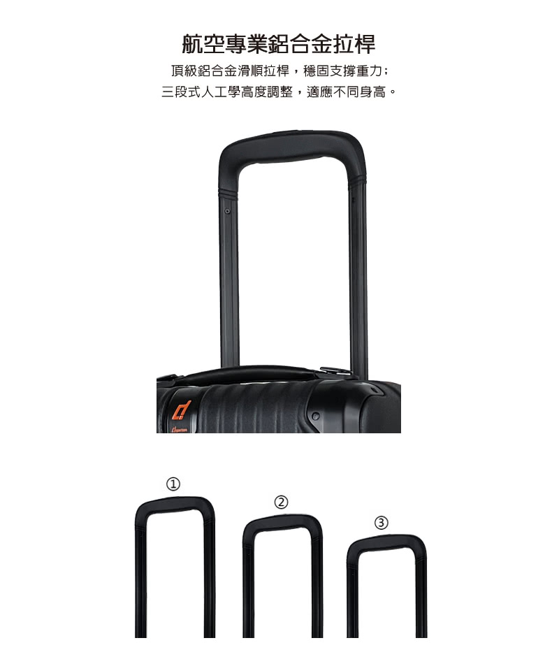 èªç©ºå°æ¥­éåéææ¡¿ é ç´éåéæ»é ææ¡¿,ç©©åºæ¯æéå ä¸æ®µå¼äººå·¥å­¸é«åº¦èª¿æ´,é©æä¸åèº«é«ã 