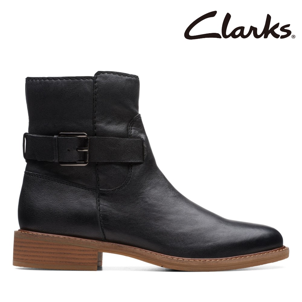 Clarks 女靴 Cologne Strap 個性飾釦異材