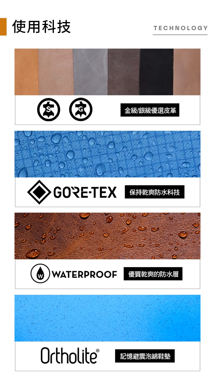 Timberland 男款深棕色全粒面皮革 GORE-TEX