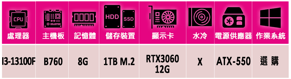 微星平台 i3四核GeForce RTX 3060{正義鋼彈