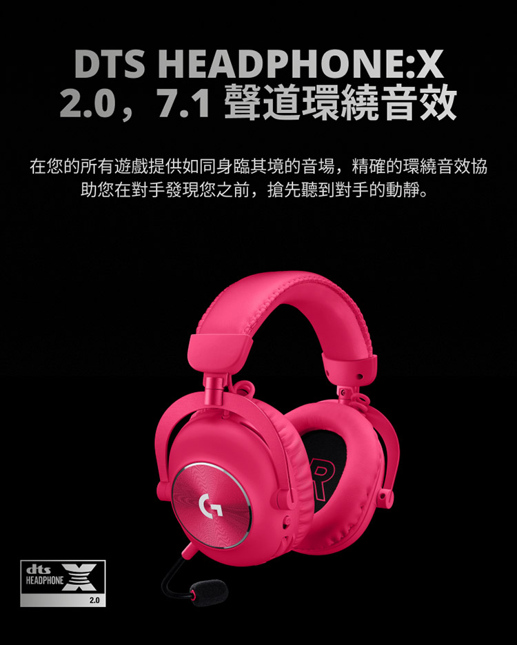 2.0,7.1 聲道環繞音效 在您的所有遊戲提供如同身臨其境的音場,精確的環繞音效協 助您在對手發現您之前,搶先聽到對手的動靜。 