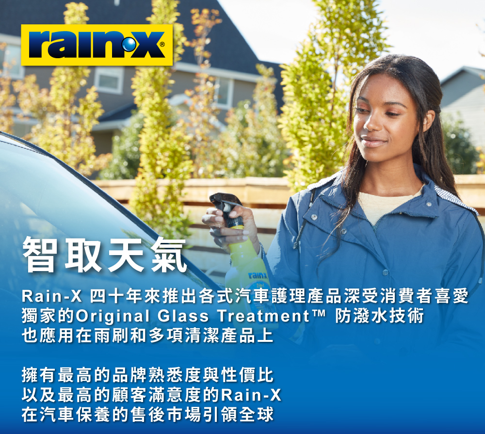 Rain-X 汽車玻璃油膜清潔劑 680ml(1瓶裝/代理商