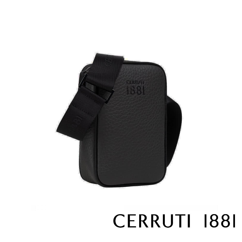 Cerruti 1881 限量2折 頂級義大利小牛皮肩背包 