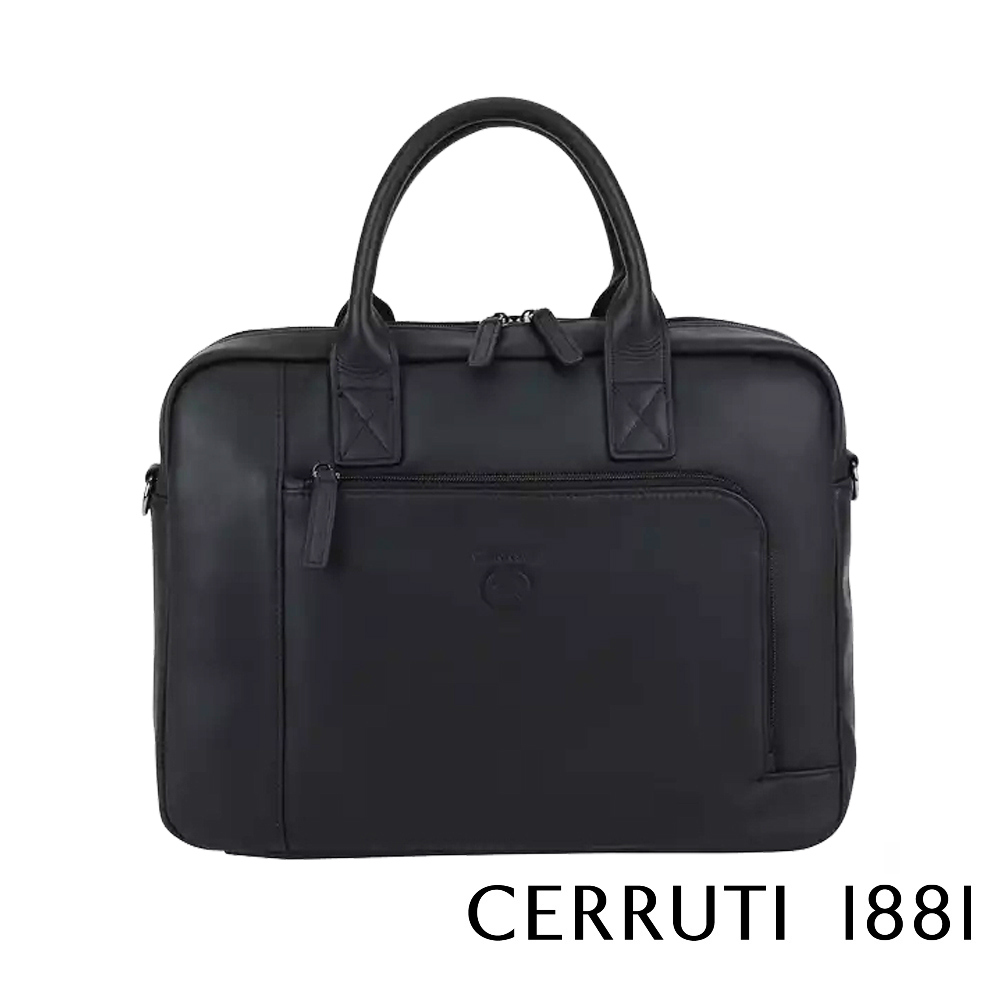 Cerruti 1881 頂級義大利小牛皮公事包/斜背包 C
