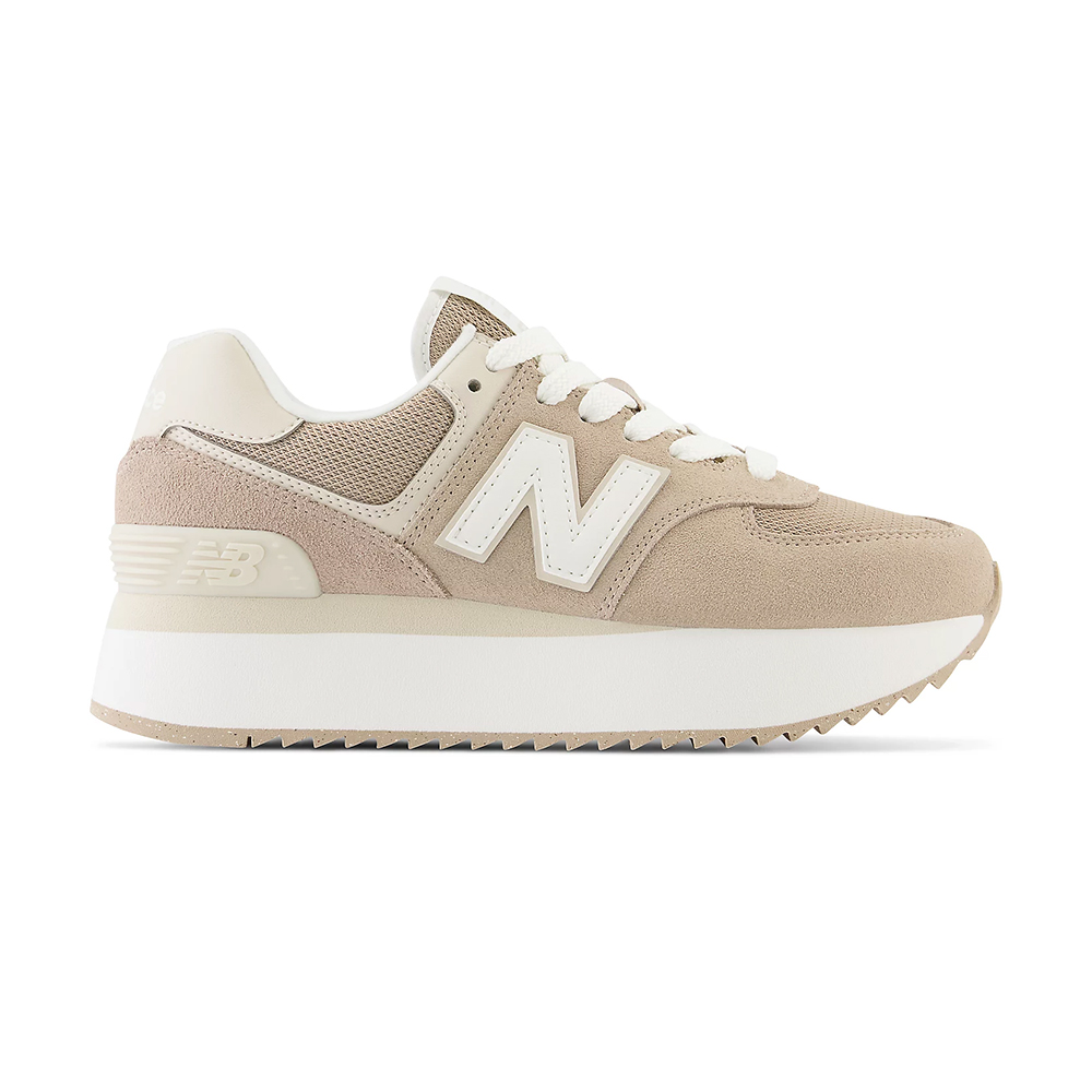 NEW BALANCE 574 女鞋 奶茶白色 復古 慢跑鞋